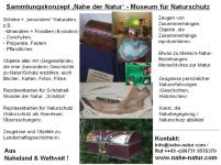 Sammlungskonzept - Natursammlung des 'Nahe der Natur' - Mitmach-Museums für Naturschutz, Schaubild.