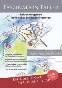 Schmetterlings-Kalender von Claudia Westermayer, shop Nahe der Natur Staudernheim